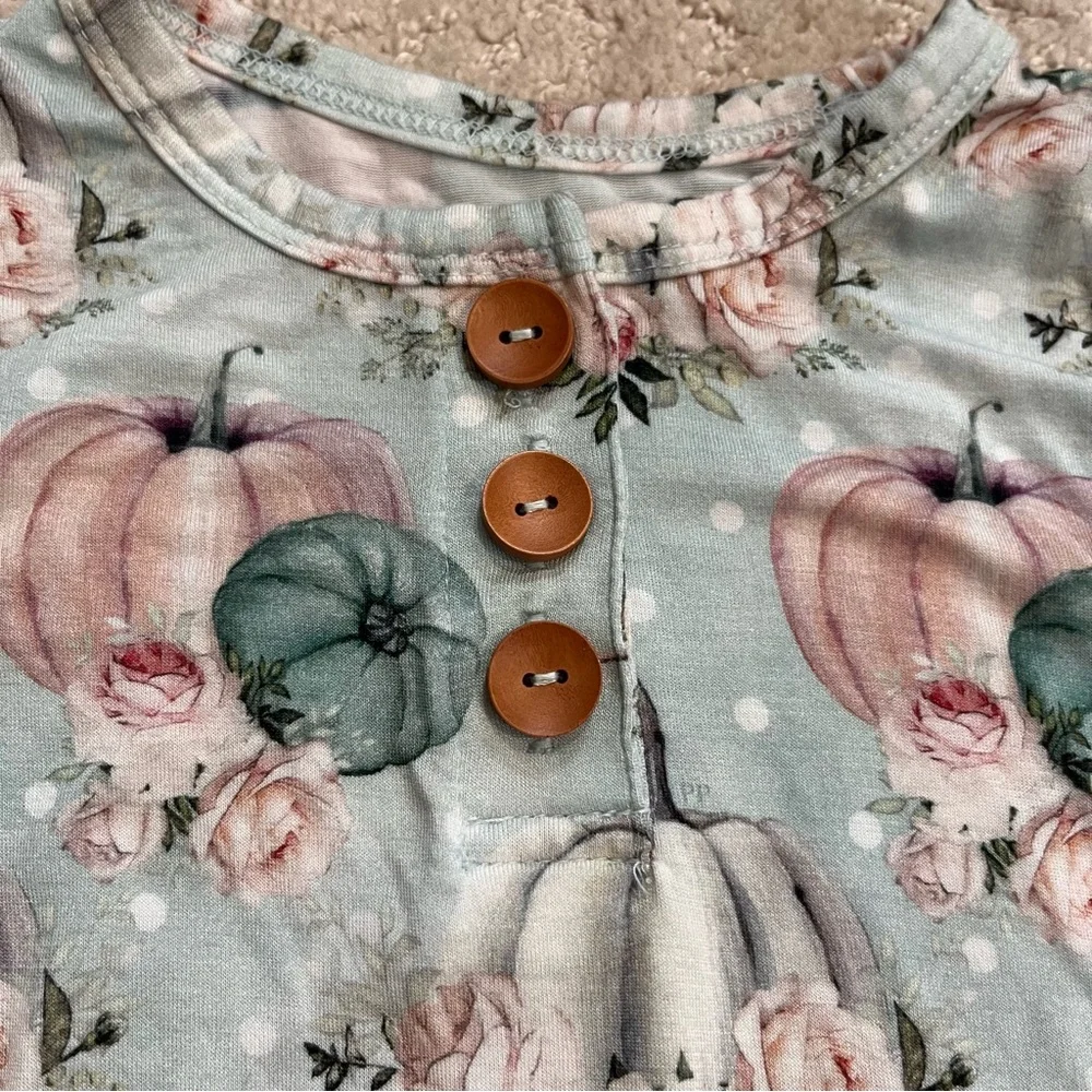 Posh Peanut “Jackie” Twirl Bodysuit Size 18-24 Month